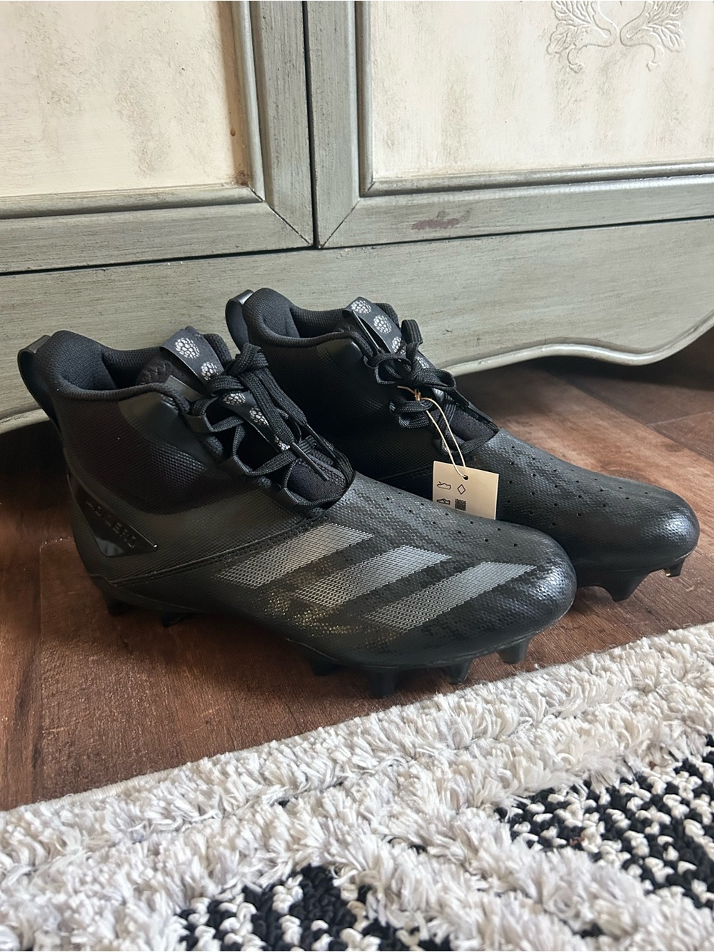 adidas men Adizero Chaos Speed Juice Football Lineman Cleats ID9103 size 9